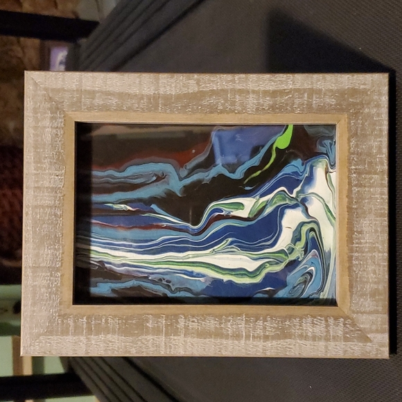 SPECIAL PRICE! Original Wood framed Painting. - Picture 2 of 3